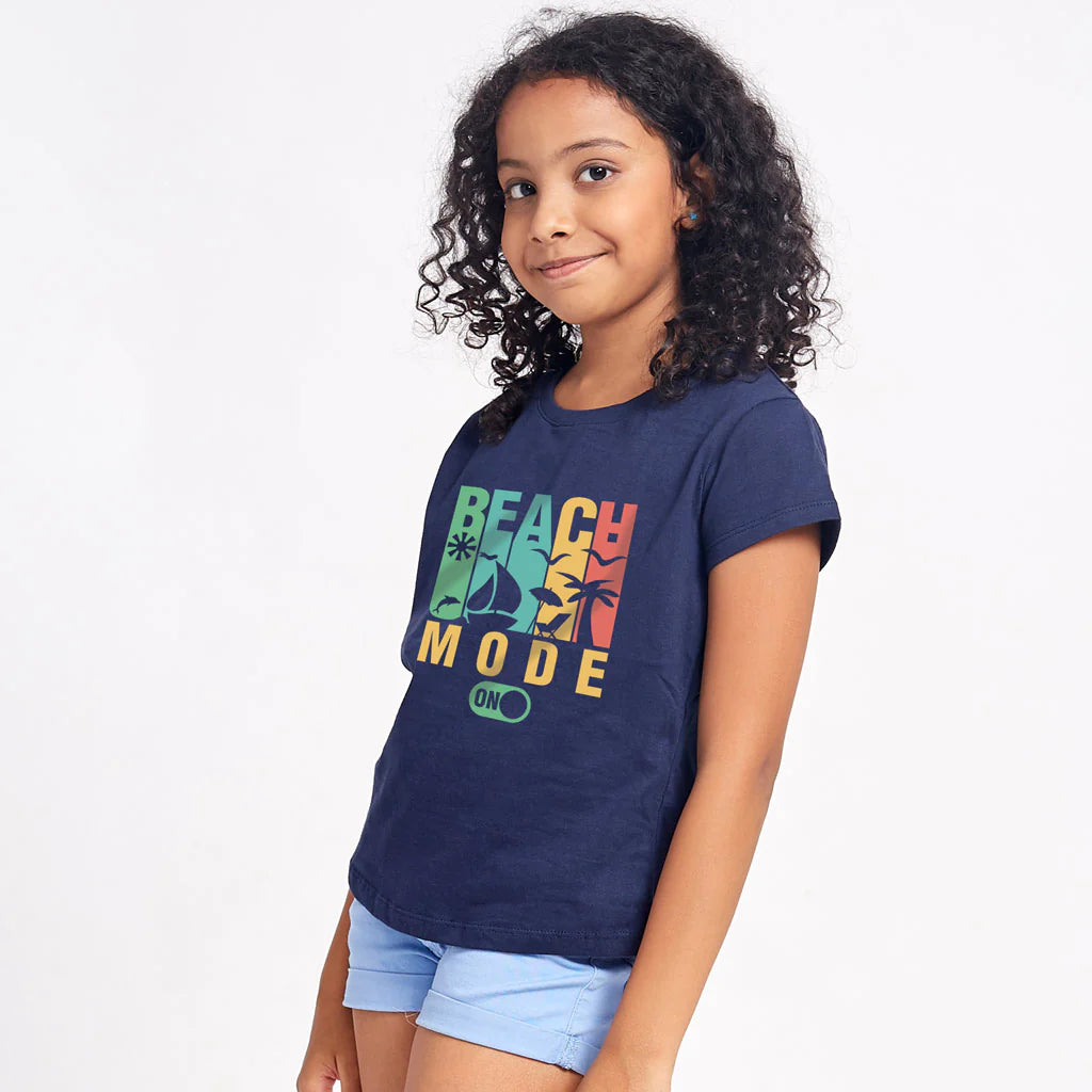Beach Mode Matching Tees For Family (Pack Of 4)