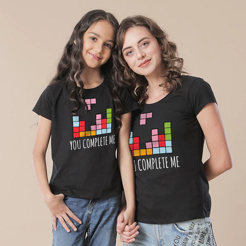 You Complete Me Mom & Daughter Tees (Pack Of 2)