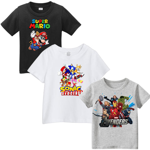 Custom T Shirts (Pack Of 3)