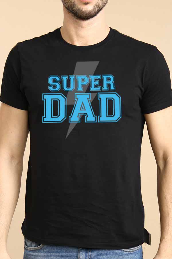 Pack Of 3 Super Dad/Mom/Son Family Tees