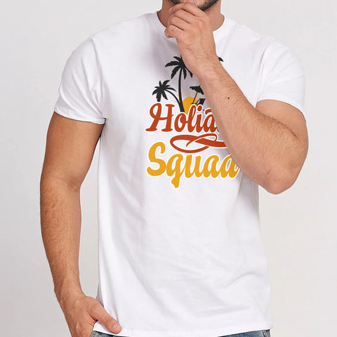 Pack Of 4  Holiday Squad Matching  Tees For Family
