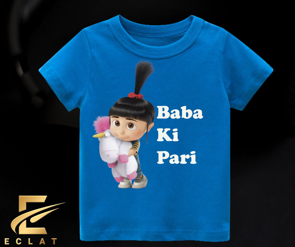 Baba Ki Pari  Royal Blue T Shirt
