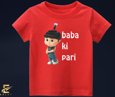 Baba Ki Pari T Shirt (Red)