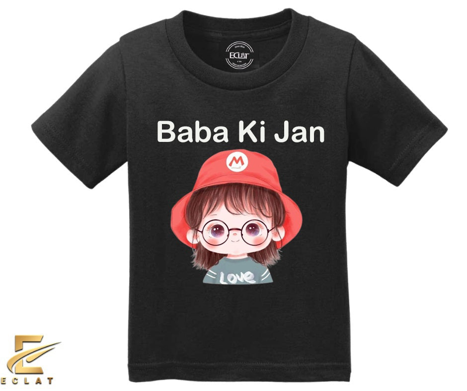 Baba Ki Jan T Shirt (Black)