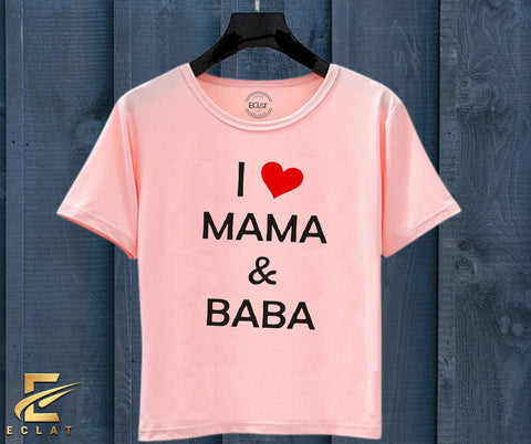 I Love My Mama Baba T Shirt