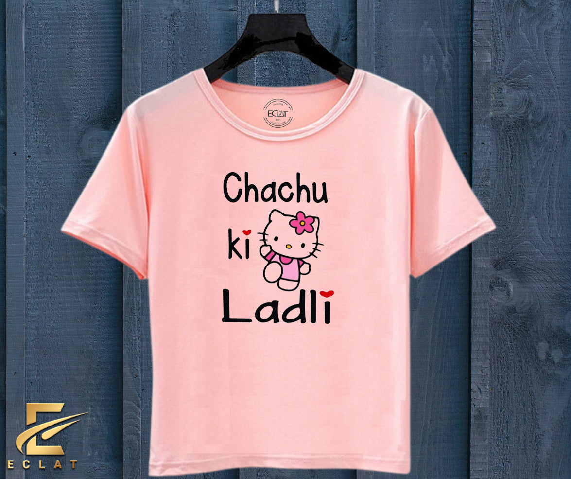 Chacu Ki Ladli T Shirt (pink)