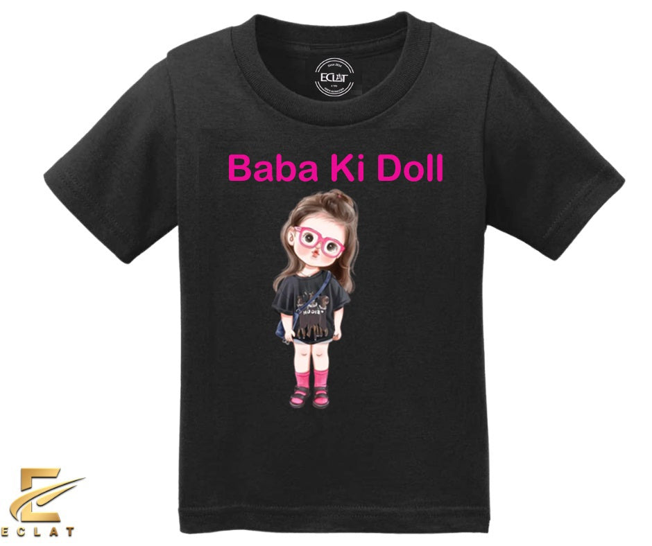 Baba Ki Doll T Shirt (Black)