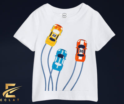 Racing Car T Shirt (White)
