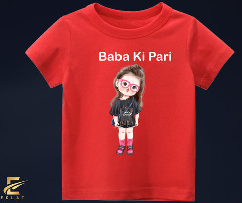 Baba ki Pari Doll T Shirt (Red)