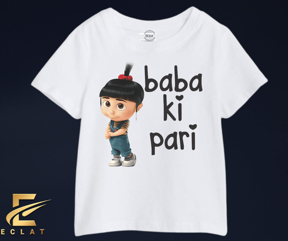 Baba Ki Pari T Shirt (White)