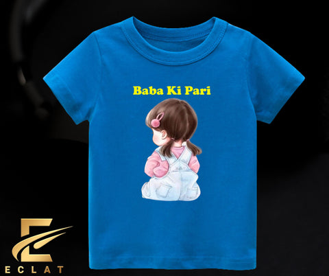 Baba Ki Pari Royal Blue T Shirt