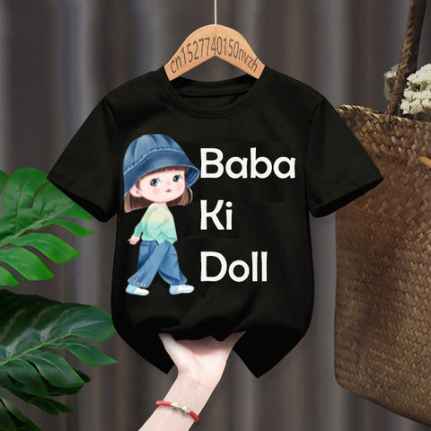 Baba Ki Doll T Shirt (Black)